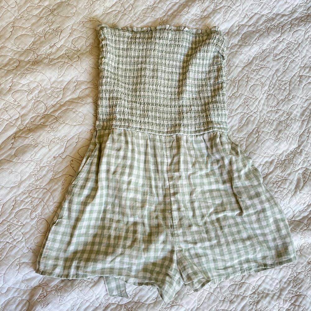 Gingham Romper - image 1